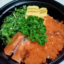 ข้าวหน้าไข่กุ้ง