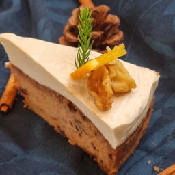 วีแกนแครอทเค้กVegan Carrot Cake.