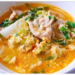 สุกี้ทะเล  กุ้ง+หมึก