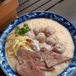 โจ๊กฟักทองหมู ตับ