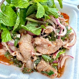 ลาบคอหมู