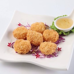 ปลาหมึกบดทอดกรอบ