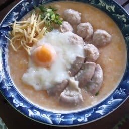 โจ๊กฟักทองหมู ไส้ ไข่