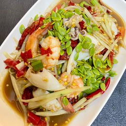 ส้มตำทะเลปลาร้า