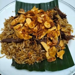 ข้าวคั่วเนื้อแดดเดียว