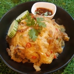 ข้าวไข่เจียวกากหมู