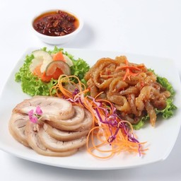 แมงกะพรุนยำเซี่ยงไฮ้กับขาหมูเย็นสไตล์ฮ่องกง