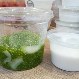 สาคูกะทิสด มะพร้าวอ่อน