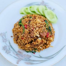 ข้าวกะเพราคลุก