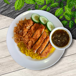 ข้าวหมกไก่ทอด