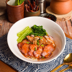 บะหมี่ หมูแดง หมูกรอบ