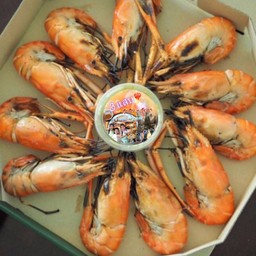 กุ้งผู้ 10 ตัวโลเผา  (1 กิโลกรัม)
