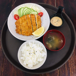 ข้าวหน้าหมูทอด
