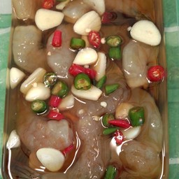 กุ้งดองน้ำปลา