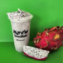 แก้วมังกรปั่นนมสด (สีขาว)