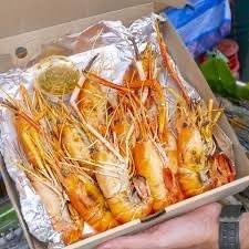 กุ้งผู้ 10 ตัวโล เผา (ครึ่ง กิโลกรัม)