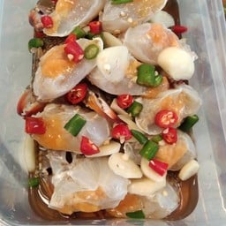 ราชาทะเลดอง โคตรแซ่บ&ขาหมูพะโล้&หัวหมูพะโล้ ตลาดนัดประดู่ สาย1