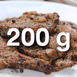 สันคอหมูย่างสูตรพริกไทยดำ 2ขีด