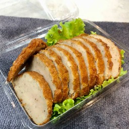 หมูยอทอด (เป็นกับ)