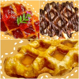 ครอฟเฟิล หน้าซอส เซ็ท3ชิ้น