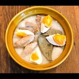 โจ๊กหมู+เครื่องใน+ไข่เค็ม