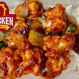 ข้าวพริกเผาไก่กรอบ