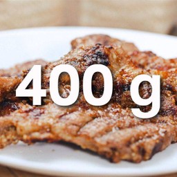 สันคอหมูย่างดั้งเดิม 4 ขีด