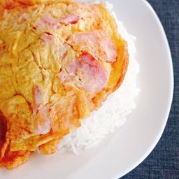 ไข่เจียว. เบคอน