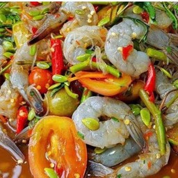 ตำยกซด แซ่บนัวๆ ถนนคนเดิน ปราจีนบุรี