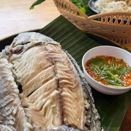 หอมเมี่ยงปลาเผา ปลาเผาอบโอ่งพร้อมชุดผัก(เมี่ยง) อุดมสุข26