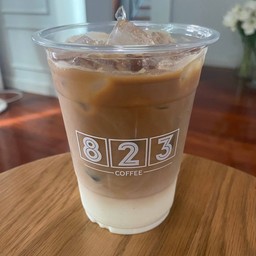 Iced Cafe Latte Black Vanilla