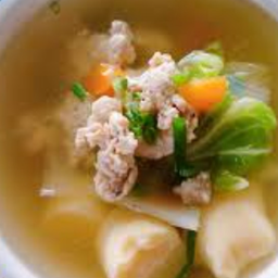 ต้มจืดเต้าหู้ไก่สับ