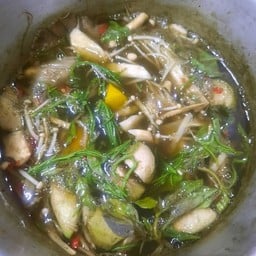 แกงเปรอะหน่อไม้เห็ดรวม(ปลาร้า)