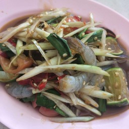 ตำกุ้งสด