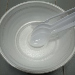 ถ้วยโฟม+ช้อน3ใบ