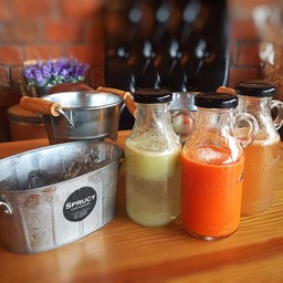 แอปเปิ้ล+แครรอท น้ำผลไม้สกัดเย็น