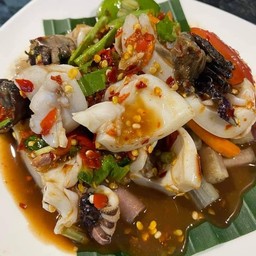 ตำเกาเหลาบ้านแตกเครื่องแน่นๆ