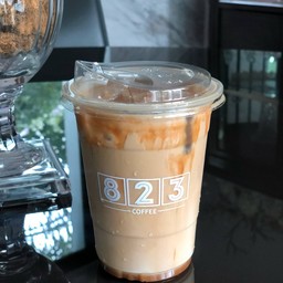 Iced Matcha Latte Brown Sugar Jelly