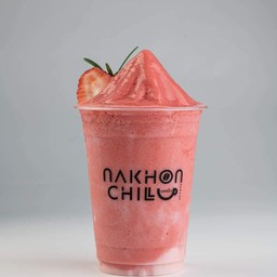 สตรอว์เบอร์รี่สมูทตี้ (ปั่น)