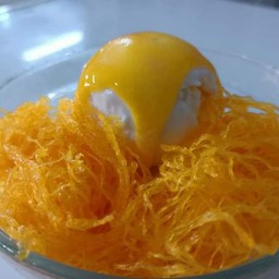 ไอติมไข่แข็งฝอยทอง