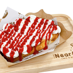 ปังสตอเบอร์รี่ครีมสด