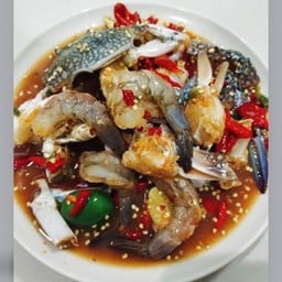 เหลาปูม้ากุ้งสด