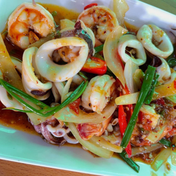 ทะเลผัดพริกเผา