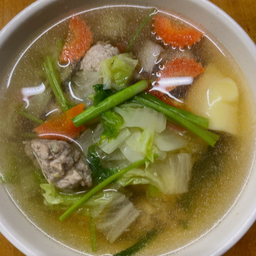 ต้มจืดเต้าหู้หมูสับ