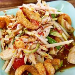 ตำหมูยอแคปหมู