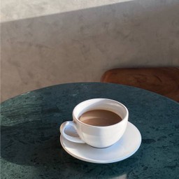 ลาเต้ร้อน