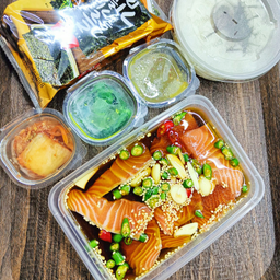 แซลม่อนดองซีอิ้วกาหลี (จัดเต็ม)