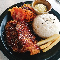 ข้าวไก่กรอบเทริยากิ