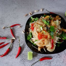 ส้มตำ แซ่บนัว เมนูแซ่บ 4 กาดมาลิน หน้ามช.