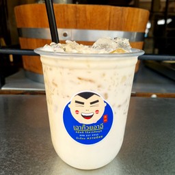 นมสดแก้ว ไม่ใส่เฉาก๊วย